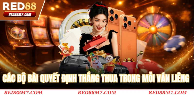 Các bộ bài quyết định thắng thua trong mỗi ván Liêng